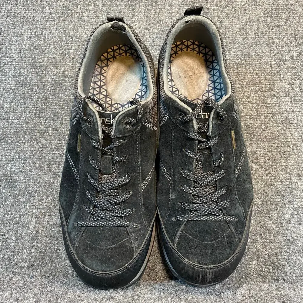 Dansko Women's Paisley Black Suede Waterproof Sneakers Comfort 40 Wide US 9.5-10